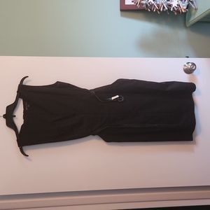 Gap black belted dress with zip up back. Size 12.